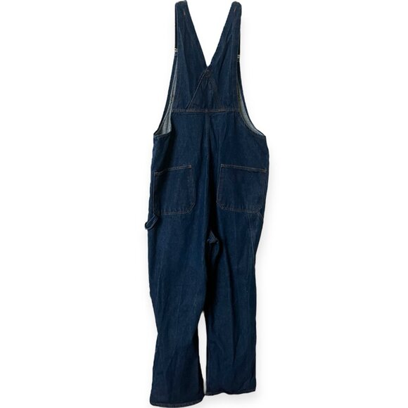 Vintage Big Bill Overalls Mens 42 Blue Denim Workwear Dungaree Bib One Piece Zip - Picture 2 of 13